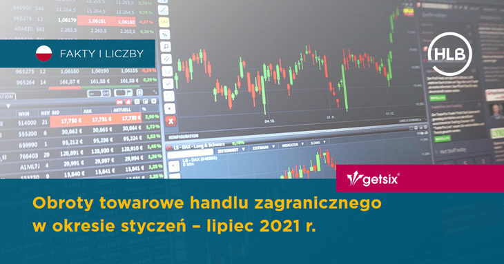 Obroty towarowe handlu zagranicznego ogółem i według krajów w okresie styczeń - lipiec 2021 r.